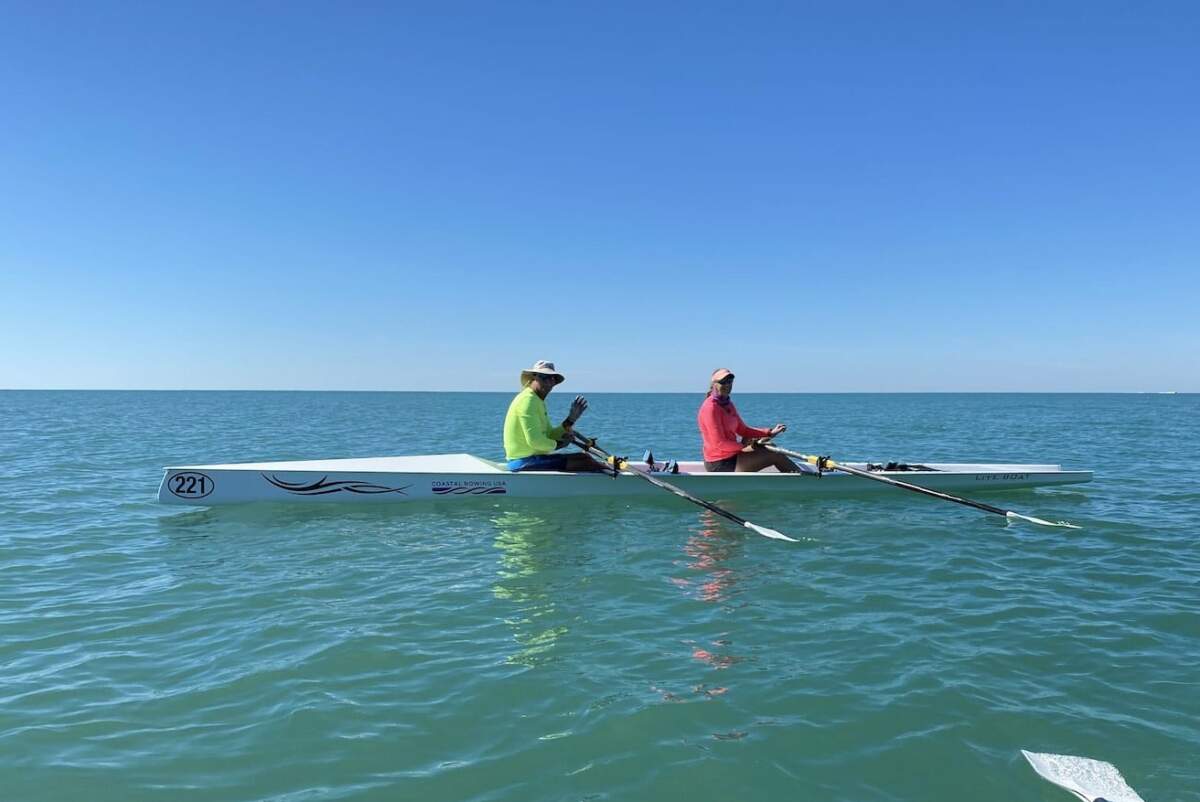Double coastal rowing boat - LiteRace 2X