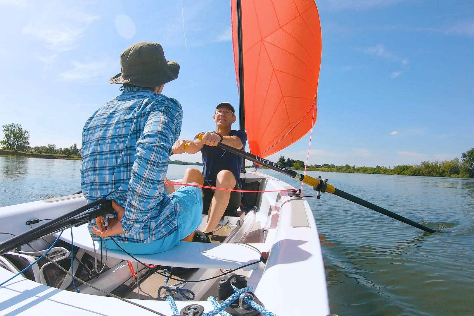 Micro-aventure en voile aviron en Bourgogne