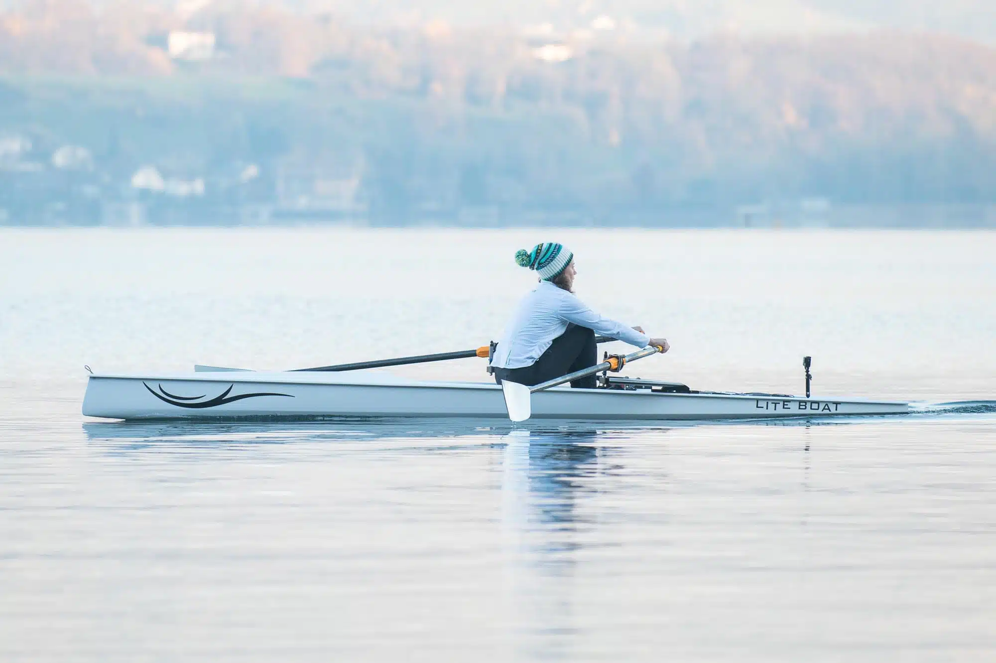 LiteSport 4.6 lightweight solo recreational rowing boat